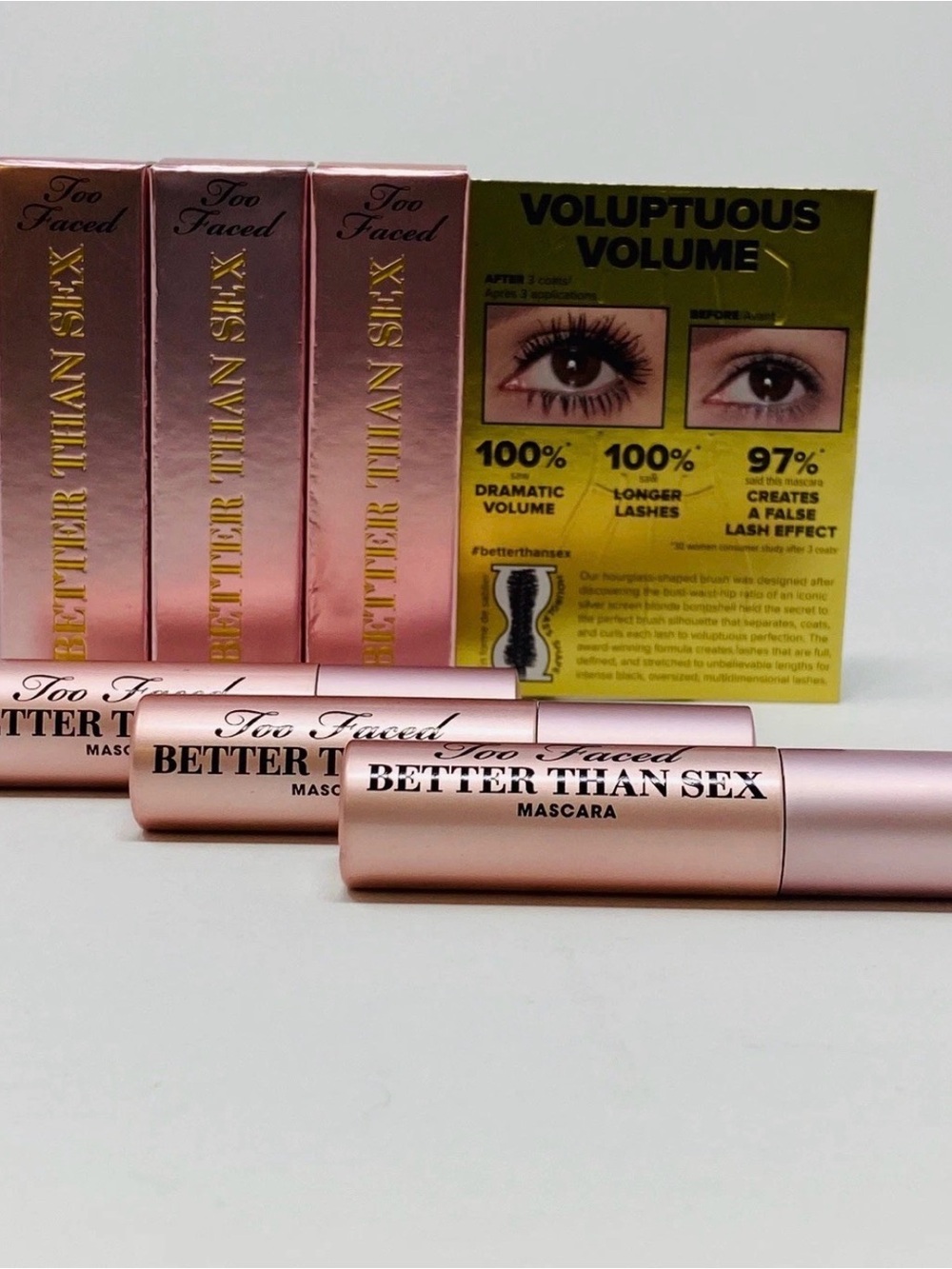 Too Faced Better Than Sex Mascara - Pink (Black Formula) **No box